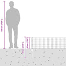 vidaXL Hegesztett Drótháló Kerítés 10 x 0,4 m (Sz x Mg)