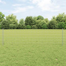 vidaXL Európai kerítés oszloppal 10 x 0,6 m Horganyzott Acél Ezüst