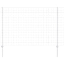 vidaXL Kerítés és Oszlop Ezüst 1,6 x 10 m Acél