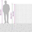 vidaXL Hegesztett Drótháló Kerítés 10 x 1,6 m (S x M)