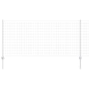 vidaXL Kerítés és Oszlop Ezüst 1 x 25 m Acél