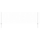 vidaXL Kerítés és Oszlop Ezüst 0,8 x 25 m Acél