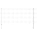 vidaXL Kerítés és Oszlop Ezüst 1,2 x 25 m Acél