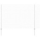 vidaXL Kerítés és Oszlop Ezüst 1,6 x 10 m Acél