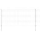 vidaXL Kerítés és Oszlop Ezüst 1 x 25 m Acél