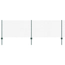 vidaXL Láncvég kerítés oszloppal 25 x 0,8 m (Sz x M)