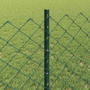 vidaXL Láncvég kerítés oszloppal 25 x 0,8 m (Sz x M)