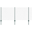 vidaXL Láncvég kerítés oszloppal 25 x 1 m (Sz x M)