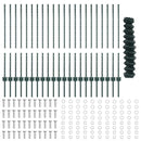 vidaXL Láncvég kerítés oszloppal 25 x 1 m (Sz x M)
