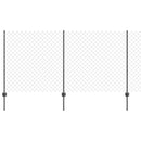 vidaXL Láncvég kerítés oszloppal 10 x 1,2 m (Sz x M)