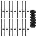 vidaXL Kerítés és Oszlop Szürke 0,4 x 25 m Acél