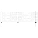 vidaXL Láncvég kerítés oszloppal 25 x 0,8 m (Sz x M)