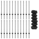 vidaXL Kerítés és Oszlop Szürke 0,8 x 25 m Acél