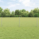 vidaXL Láncvég kerítés oszloppal 10 x 0,6 m (Sz x M)