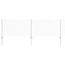 vidaXL Láncvég kerítés oszloppal 10 x 0,6 m (Sz x M)