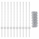 vidaXL Kerítés és Oszlop Ezüst 0,8 x 10 m Acél