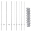vidaXL Kerítés és Oszlop Ezüst 1,2 x 10 m Acél