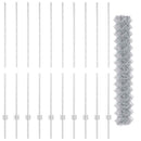 vidaXL Láncvég kerítés oszloppal 10 x 1,4 m (Sz x Ma)