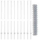 vidaXL Kerítés és Oszlop Ezüst 1,4 x 10 m Acél