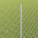 vidaXL Láncvég kerítés oszloppal 10 x 1,6 m (S x M)