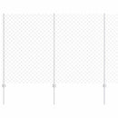 vidaXL Kerítés és Oszlop Ezüst 1,6 x 10 m Acél