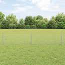 vidaXL Láncvég kerítés oszloppal 25 x 0,4 m (Sz x M)