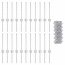 vidaXL Láncvég kerítés oszloppal 25 x 0,4 m (Sz x M)