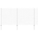 vidaXL Láncvég kerítés oszloppal 25 x 1,2 m (Sz x M)