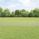 vidaXL Hegesztett drótkerítés oszlopokkal 10 x 0,4 m Horganyzott Acél