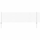 vidaXL Kerítés és Oszlop Ezüst 0,6 x 10 m Acél