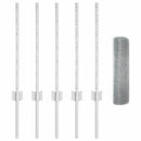 vidaXL Kerítés és Oszlop Ezüst 0,6 x 10 m Acél