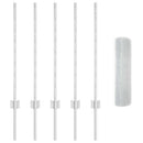 vidaXL Hegesztett drótkerítés poszttal 10 x 0,8 m (Sz x M)
