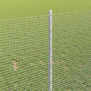 vidaXL Kerítés és Oszlop Ezüst 1 x 10 m Acél