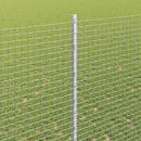 vidaXL Kerítés és Oszlop Ezüst 1,4 x 10 m Acél