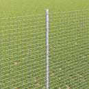 vidaXL Hegesztett drótkerítés oszlopokkal 10 x 1,4 m Horganyzott Acél