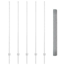 vidaXL Hegesztett drótkerítés poszttal 10 x 1,5 m (Sz x M)