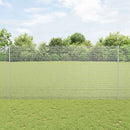 vidaXL Hegesztett drótkerítés oszlopokkal 10 x 1,6 m Horganyzott Acél