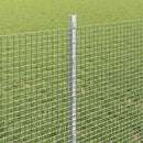 vidaXL Hegesztett drótkerítés oszlopokkal 25 x 0,8 m Horganyzott Acél