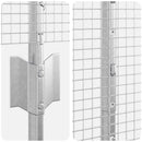 vidaXL Hegesztett drótkerítés poszttal 25 x 1 m (Sz x M)