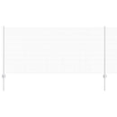 vidaXL Kerítés és Oszlop Ezüst 1 x 25 m Acél