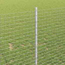 vidaXL Kerítés és Oszlop Ezüst 1 x 25 m Acél