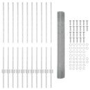vidaXL Hegesztett drótkerítés poszttal 25 x 1 m (Sz x M)