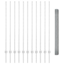 vidaXL Kerítés és Oszlop Ezüst 1,4 x 25 m Acél