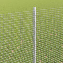 vidaXL Hegesztett drótkerítés oszlopokkal 25 x 1,5 m Horganyzott Acél