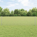 vidaXL Hegesztett drótkerítés oszlopokkal 50 x 0,6 m Horganyzott Acél