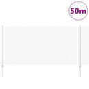 vidaXL Kerítés oszlopokkal Ezüst 1.2 x 50 m Acél