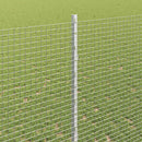 vidaXL Kerítés oszlopokkal Ezüst 1.4 x 50 m Acél