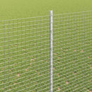 vidaXL Hegesztett drótkerítés oszlopokkal 50 x 1,5 m Horganyzott Acél
