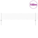 vidaXL Kerítés oszlopokkal Ezüst 0.4 x 100 m Acél