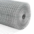 vidaXL Hegesztett drótkerítés oszlopokkal 100 x 0,5 m Horganyzott Acél